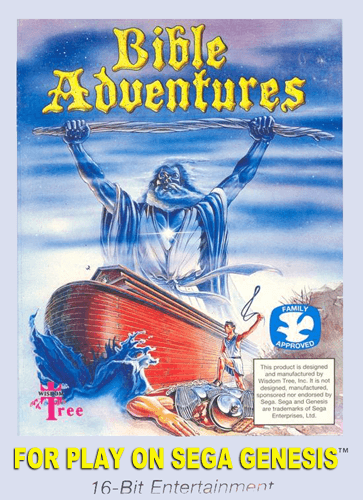 Bible Adventures box art for Sega Genesis